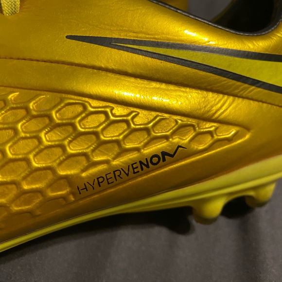 Nike Hypervenom Phantom Neymar Limited Edition Gold ACC FG Cleats (US MEN 9) - Picture 3 of 6